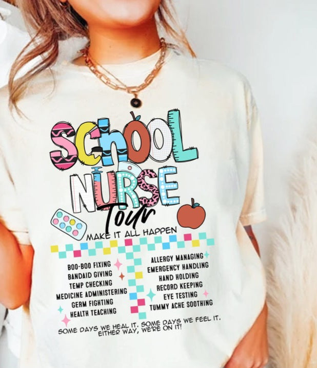 School nurse tour 45073 DTF transfer