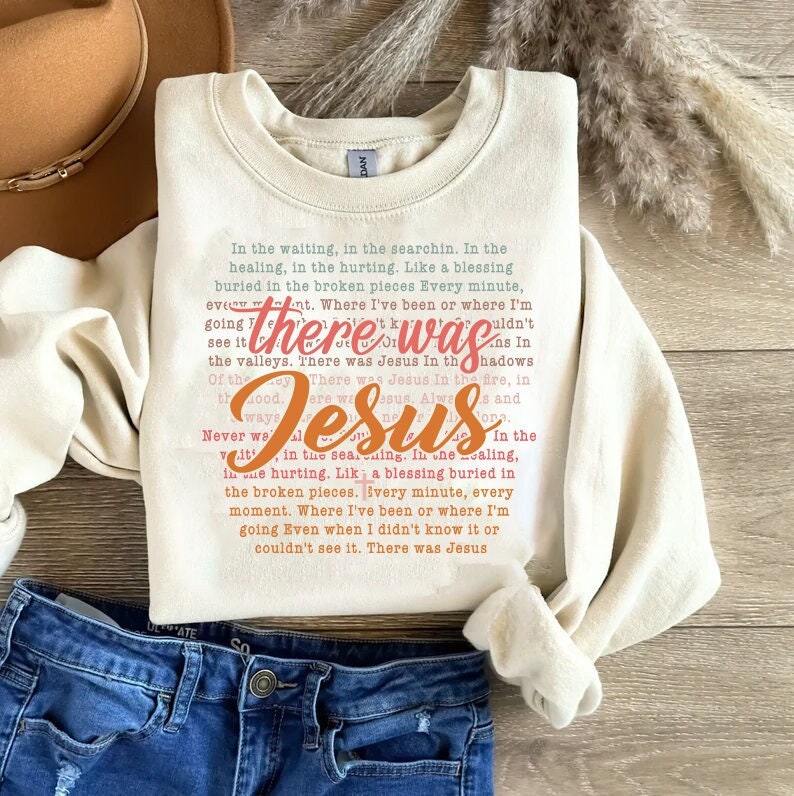 There was Jesus words 117251 DTF transfer