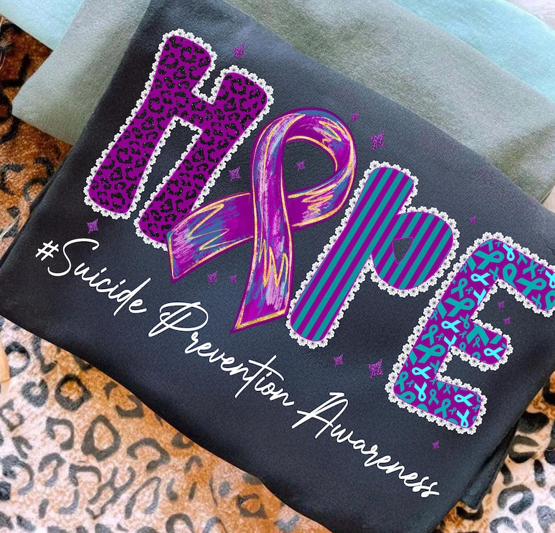 Hope suicide prevention awareness Sunday Special DTF transfer