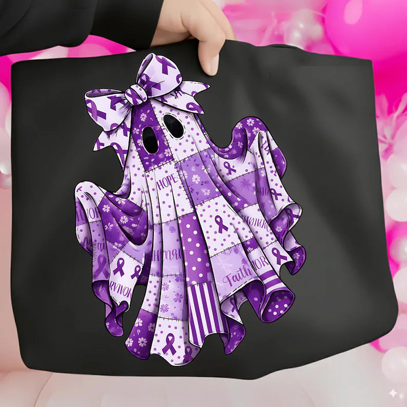 DV patchwork ghost SUNDAY SPECIAL DTF transfer