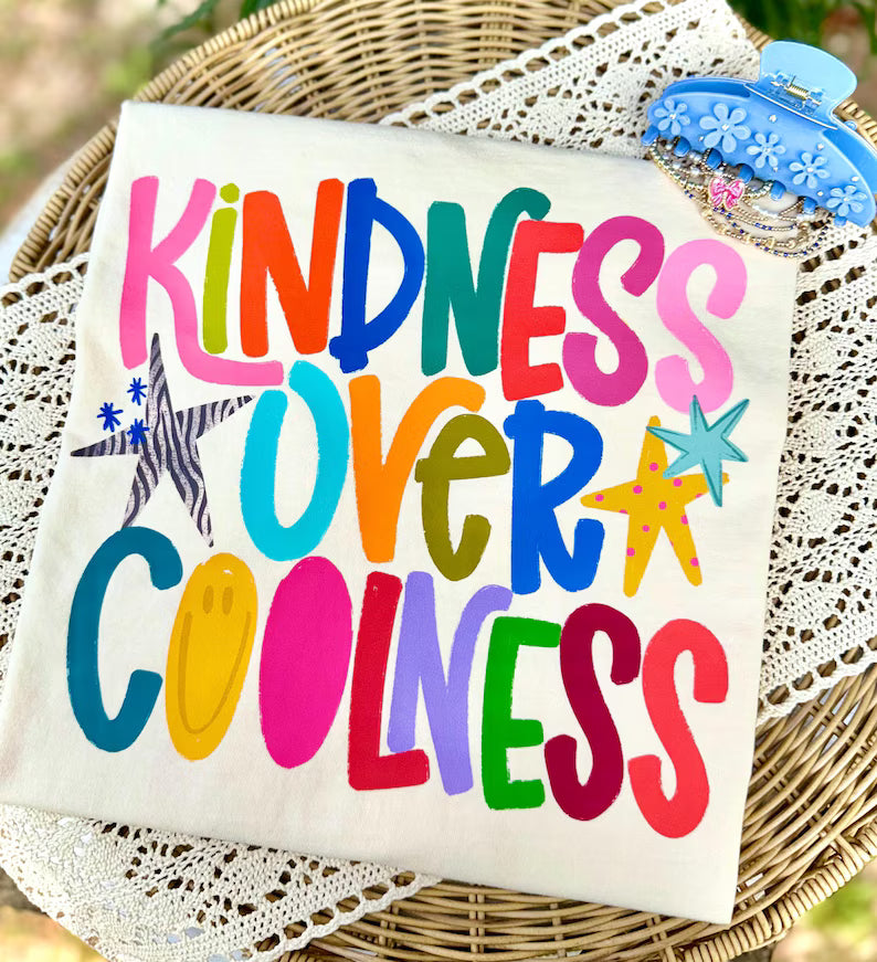Kindness over coolness Sunday Special DTF transfer