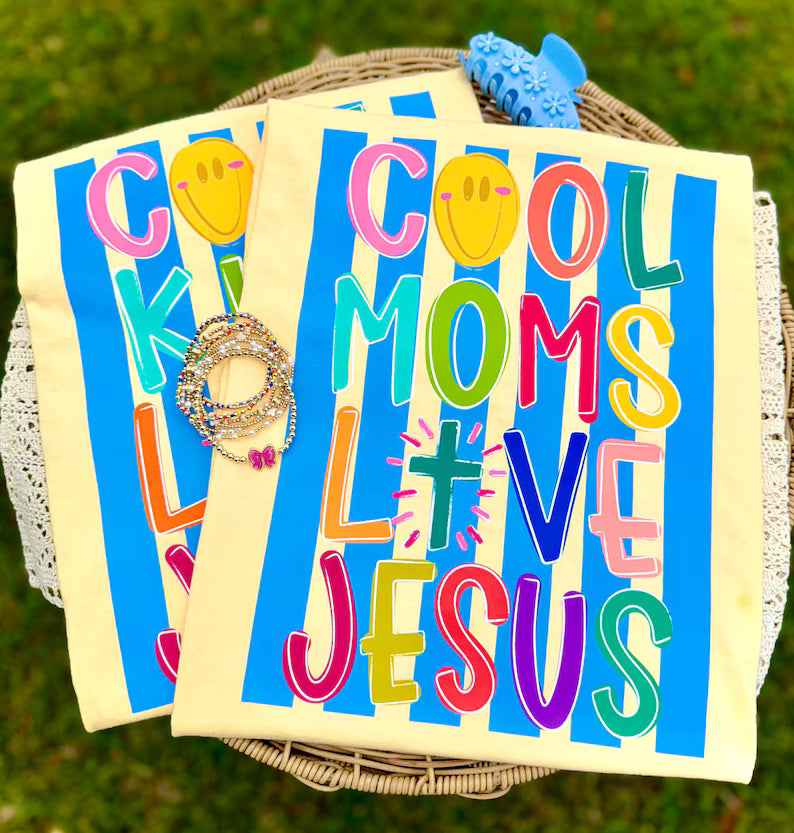 Cool moms love jesus DTF Transfer