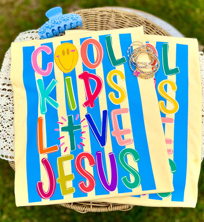 Cool kids love jesus DTF Transfer