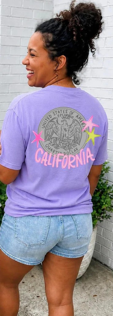 Tails California coin DTF Transfer