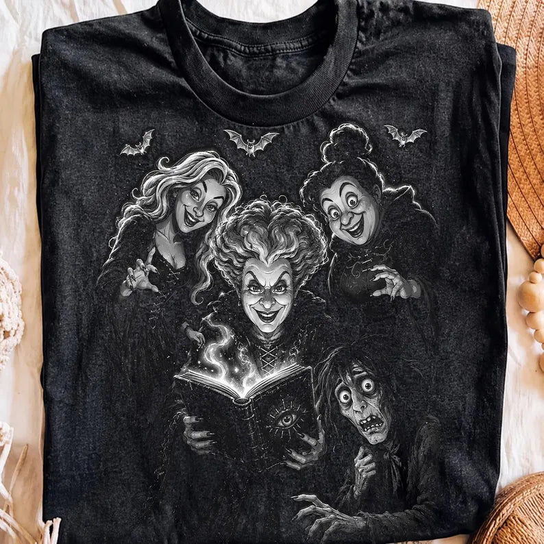 Witches with book DTF transfer