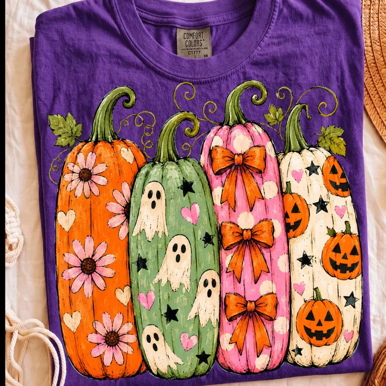 patterned gourds DTF Transfer