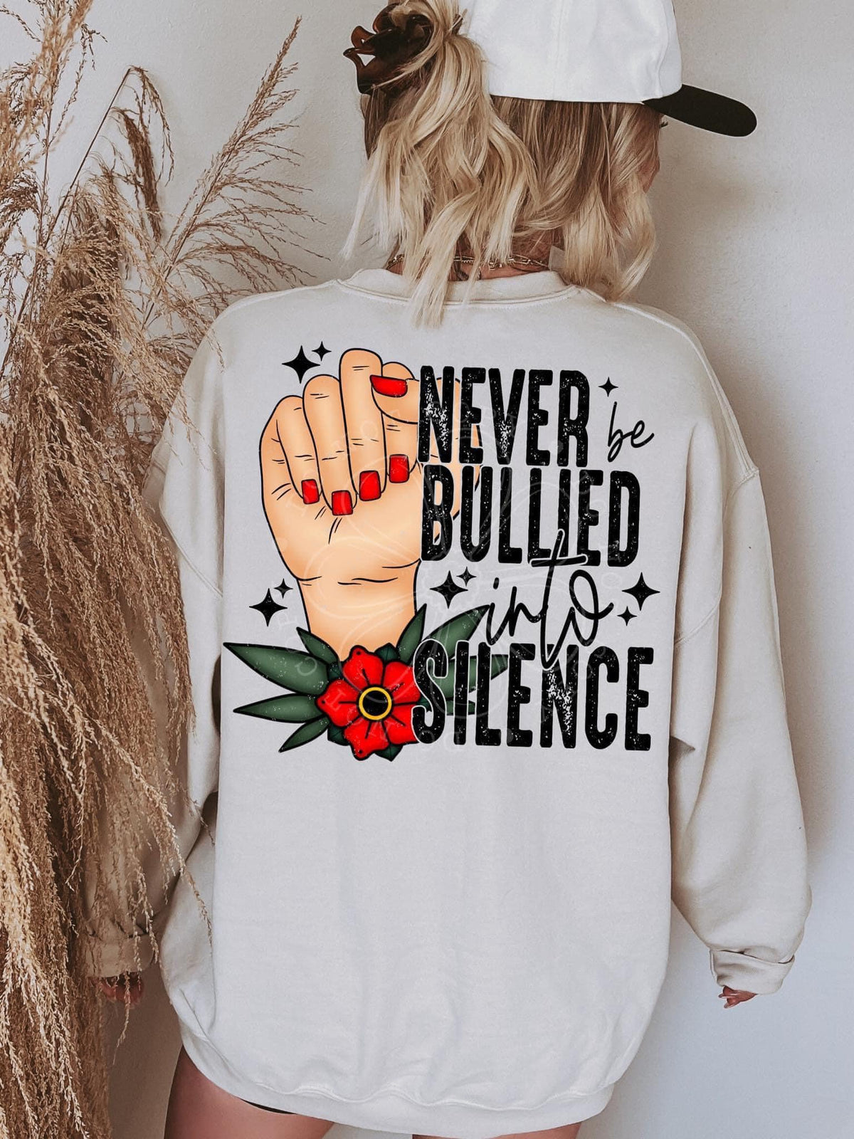 Never be bullied into silence 58180 DTF transfer