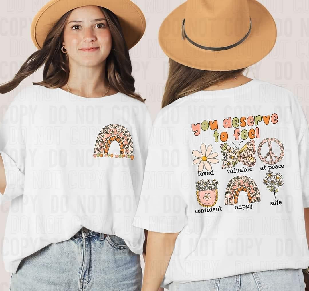 You Are Worthy Pocket DTF TRANSFER