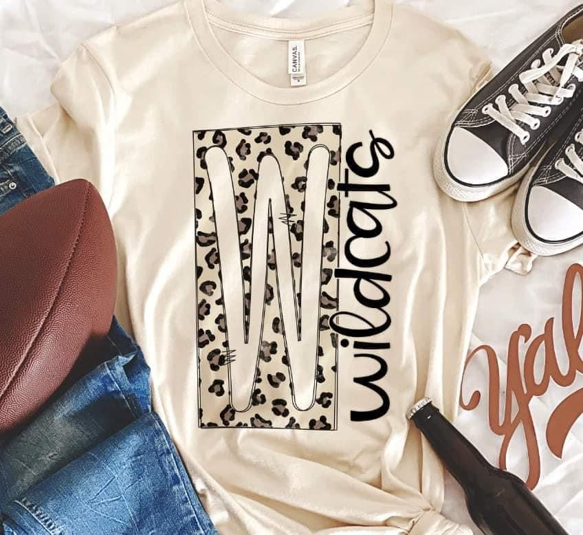 Leopard W Wildcats 8004 DTF Transfers