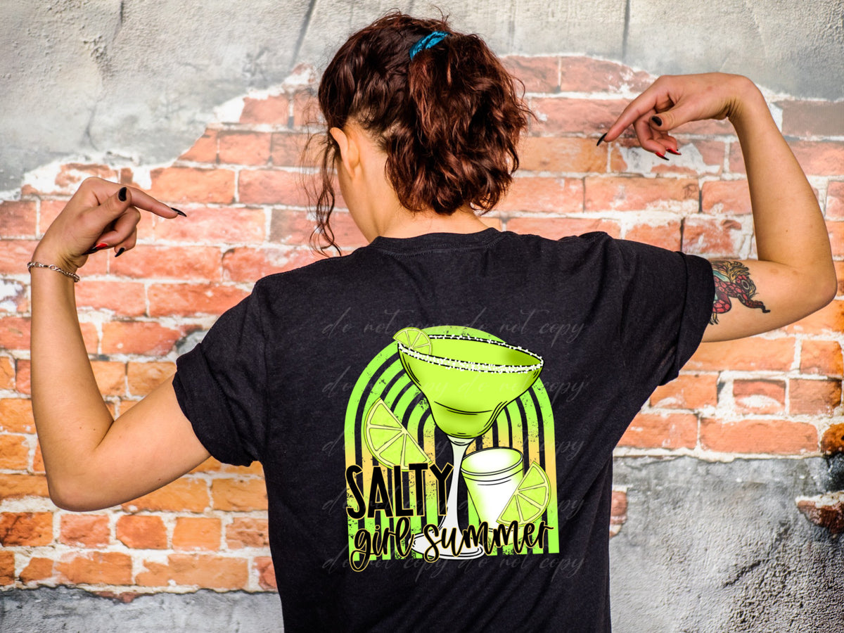 Salty Girl Summer (tequila) DTF TRANSFER