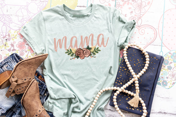 Mama boho floral DTF TRANSFER