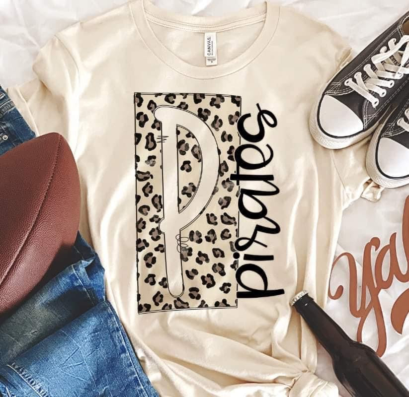 Leopard P Pirates 8013 DTF Transfers