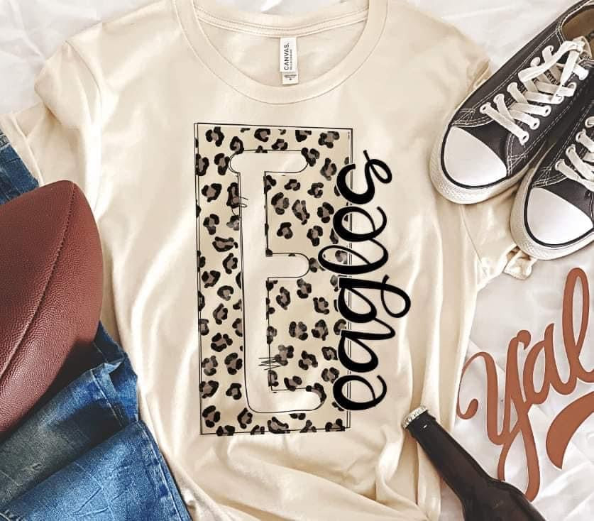 Leopard E Eagles 8001 DTF Transfers