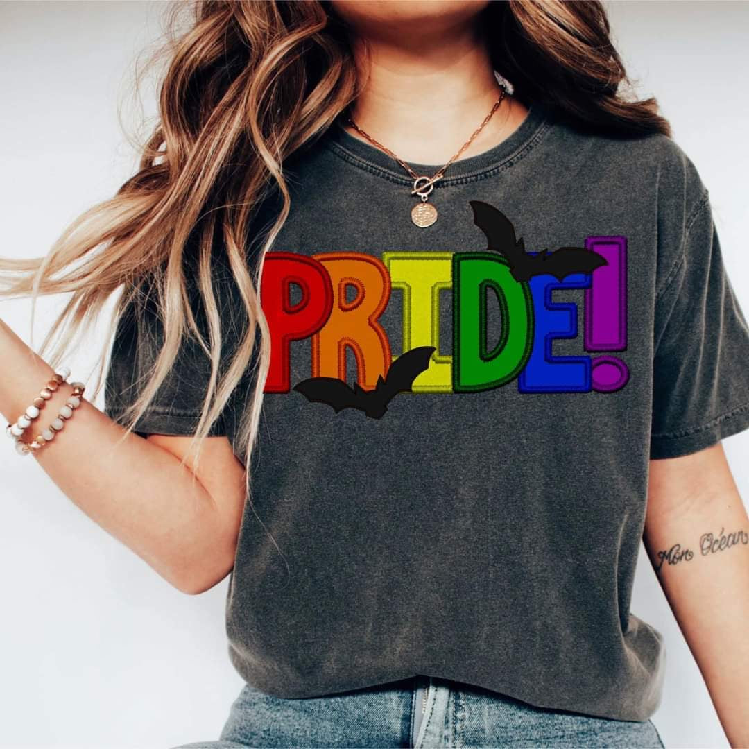 Pride! Colorful with bats DTF TRANSFER