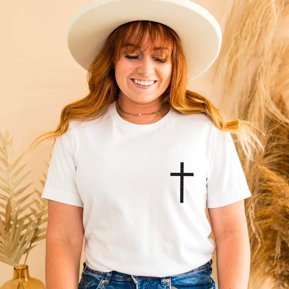 Cross (bold pocket) CHOOSE SIZE BEFORE ORDERING DTF TRANSFER