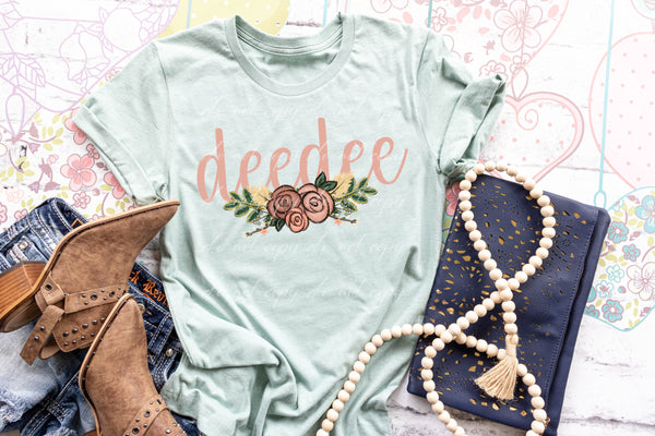 Deedee boho floral DTF TRANSFER