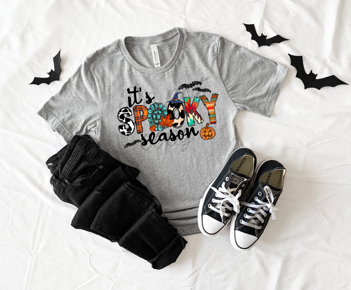 It’s a spooky season (cow print, plaid, western stone, cow, western prints) DTF TRANSFER