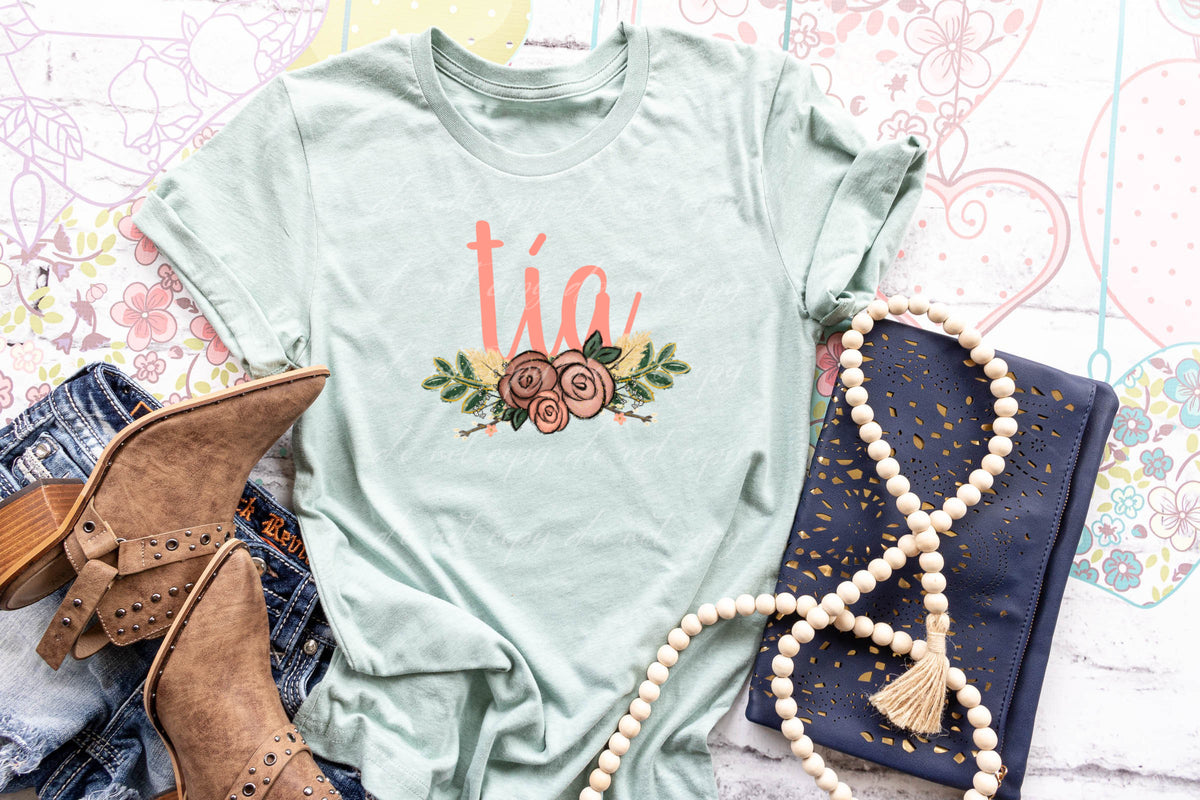 Tia boho floral DTF TRANSFER