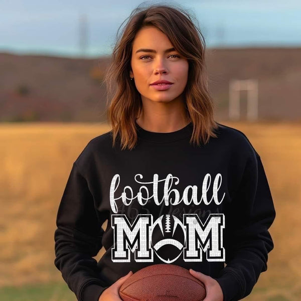 Football mom WHITE DTF TRANSFER