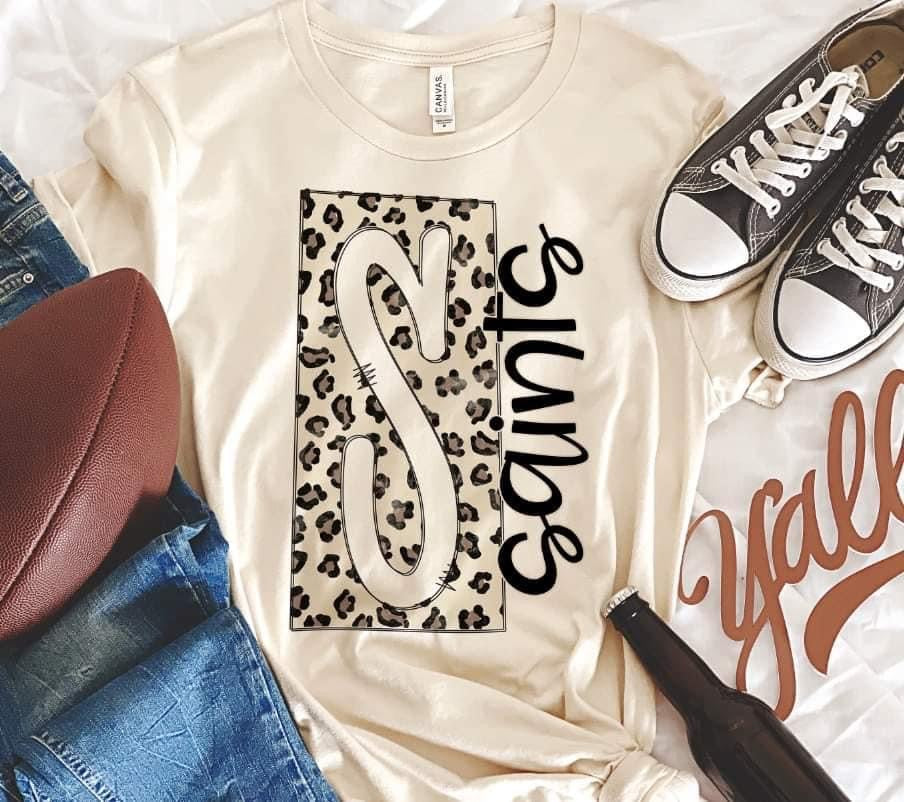 Leopard S Saints 8006 DTF Transfers