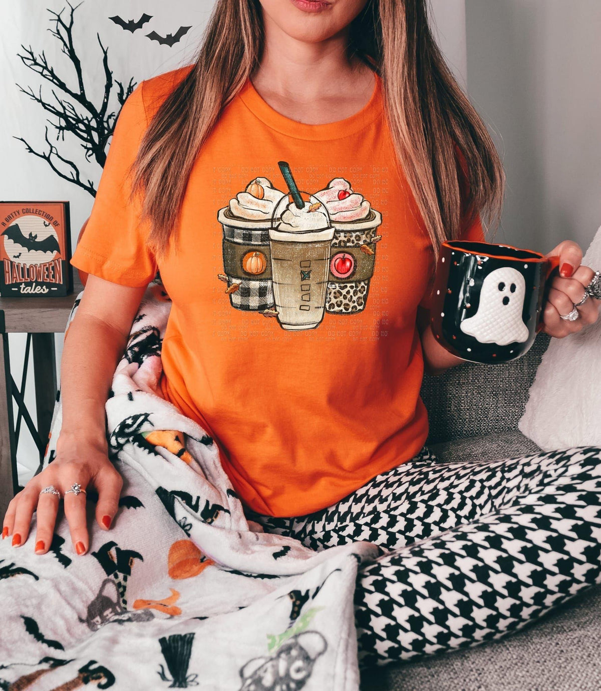 Trio coffee (pumpkin and apple) 2207 DTF transfer