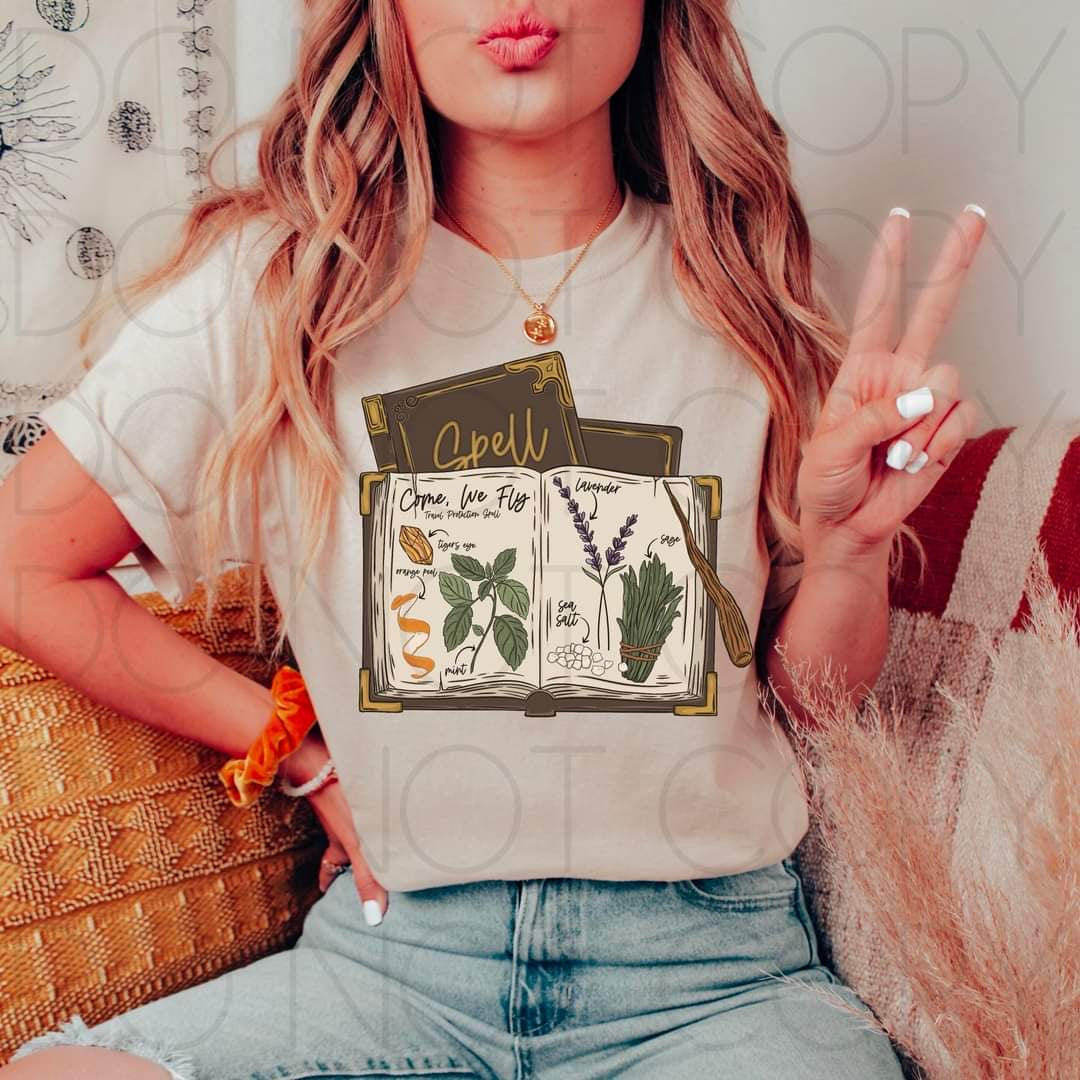 Travel Spell Book (pocket) DTF TRANSFER