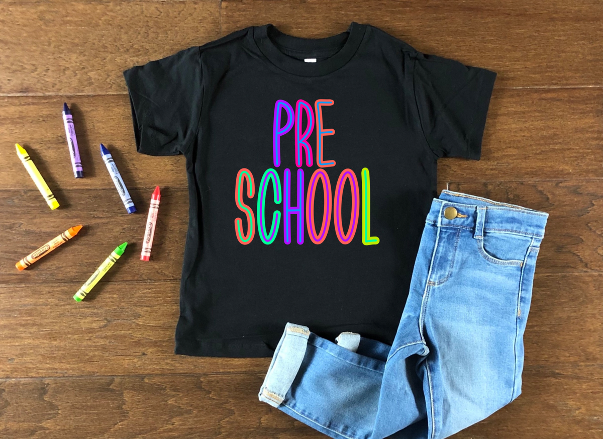 Bright Color School - Pre School DTF TRANSFER