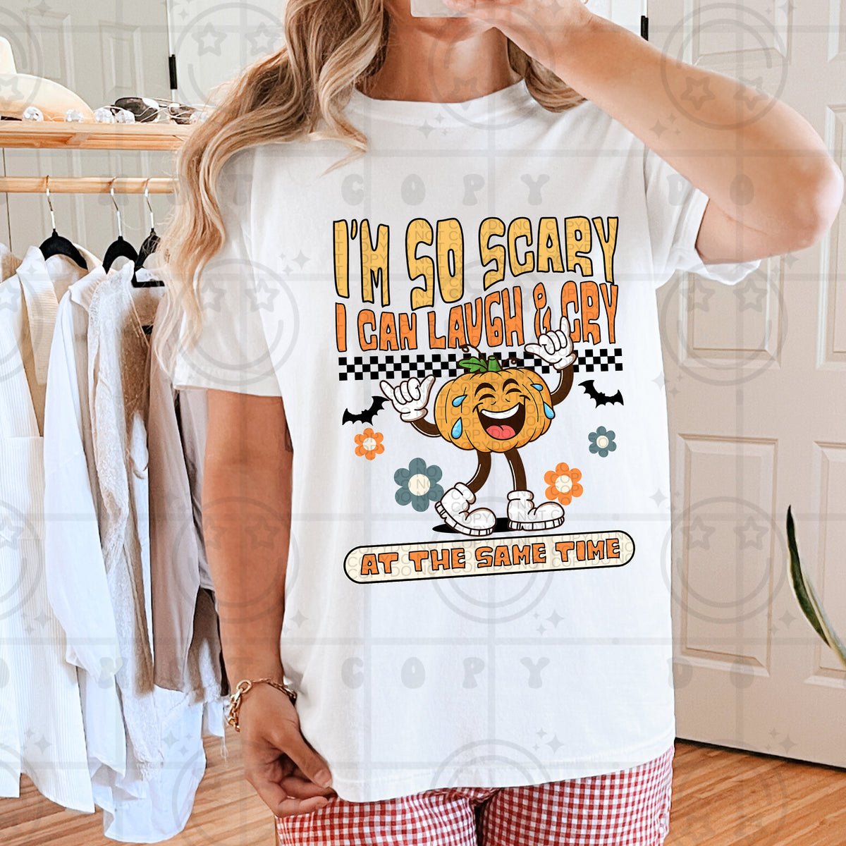 I'm so scary pumpkin (HW) DTF transfer