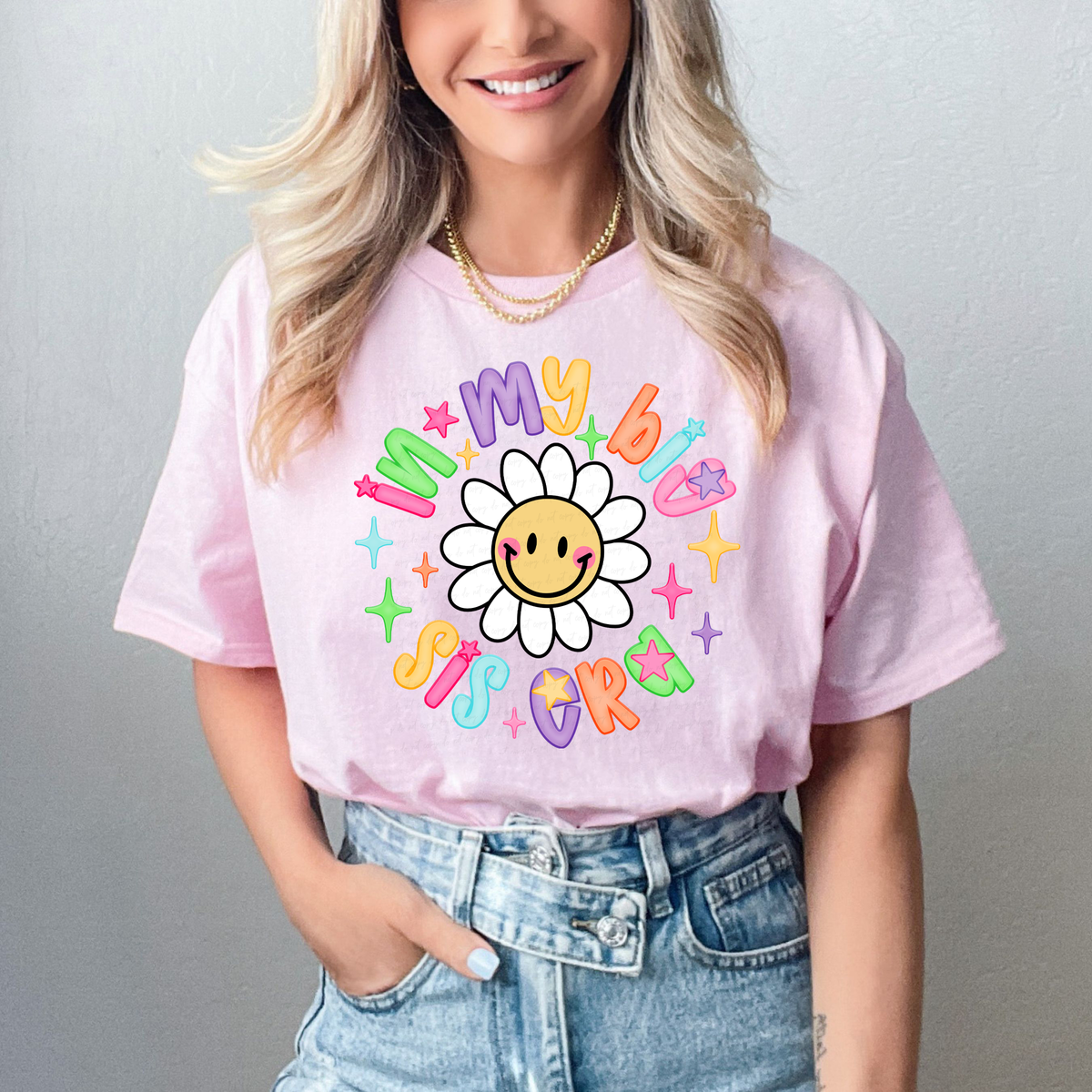 In My Big Sister Era Flower 108895 DTF transfer