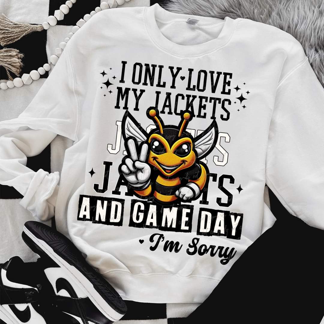 I Only Love My Jackets And Game Day I'm Sorry (VIRGO) 66815 DTF transfer