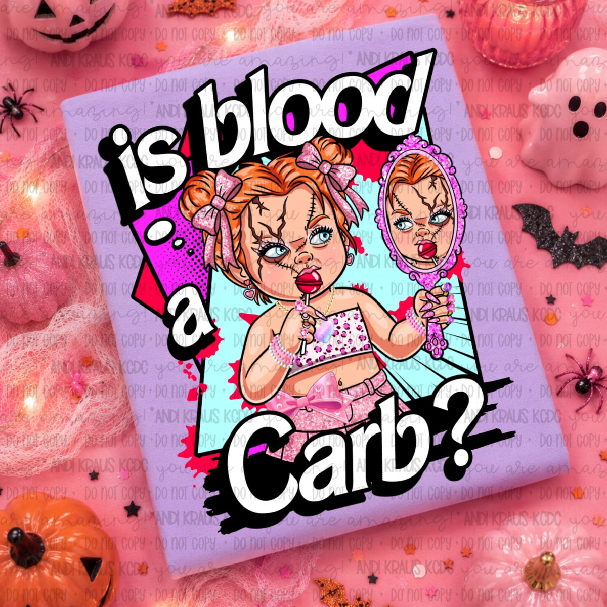 Is blood a carb Sunday Special DTF transfer