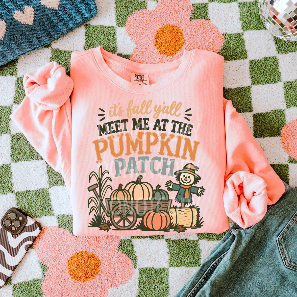 It's fall ya'll meet me at the pumpkin patch (CSG) DTF Transfer