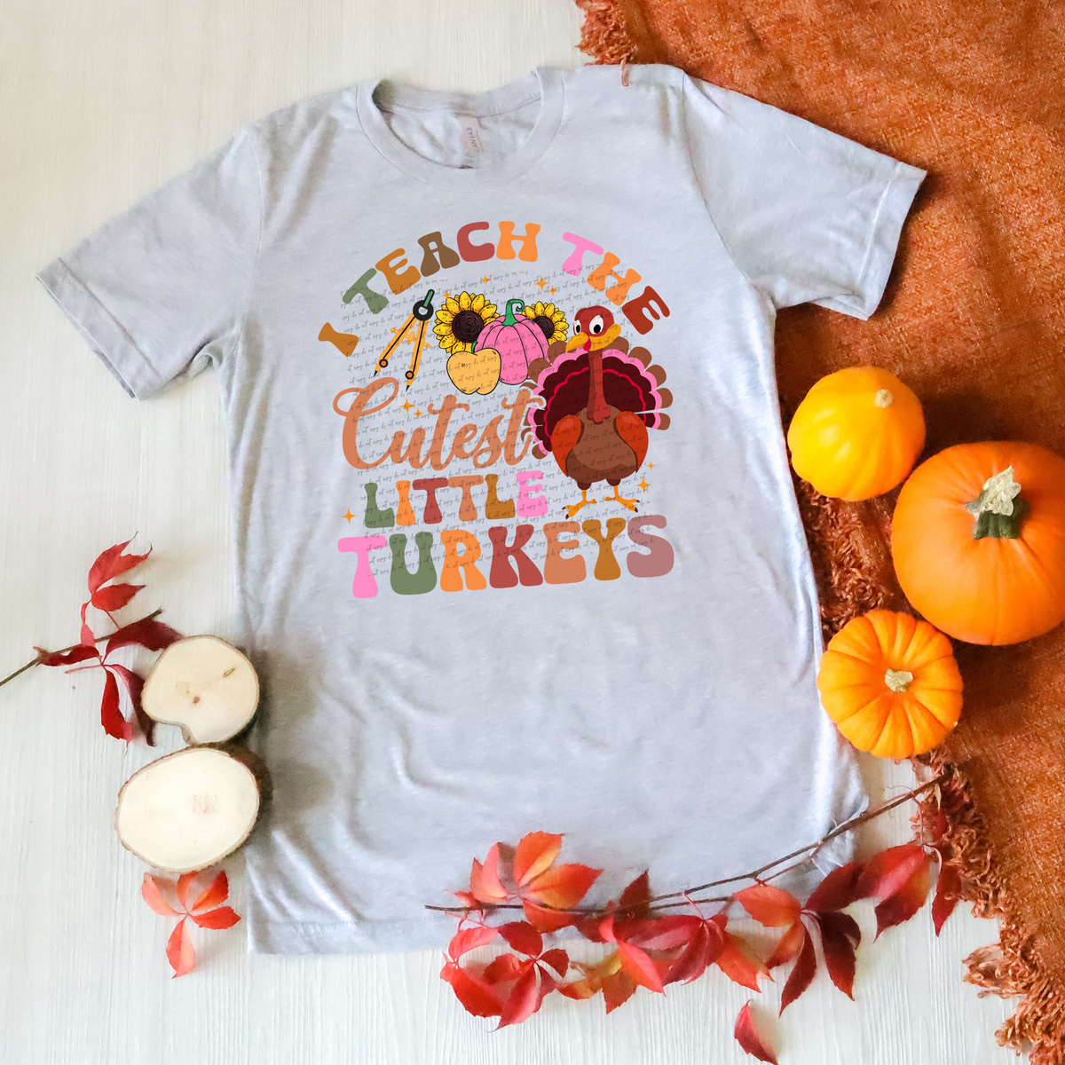 I Teach The Cutest Little Turkeys 42353 DTF transfer