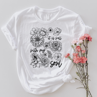 It Is Well With My Soul Floral 74473 DTF Transfer