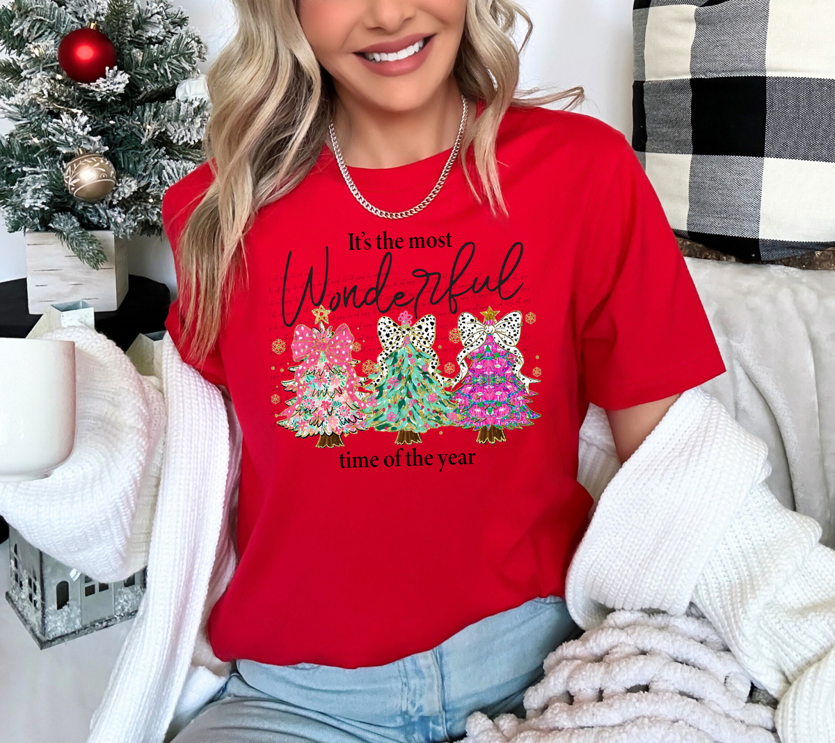 It's The Most Wonderful Time of The Year Black 69804 DTF transfer