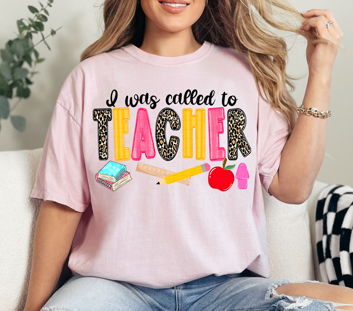 I was called to teach school supplies (Linda) DTF Transfer