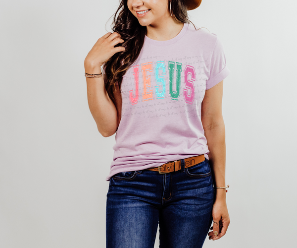 Jesus colorful 28761 DTF Transfer