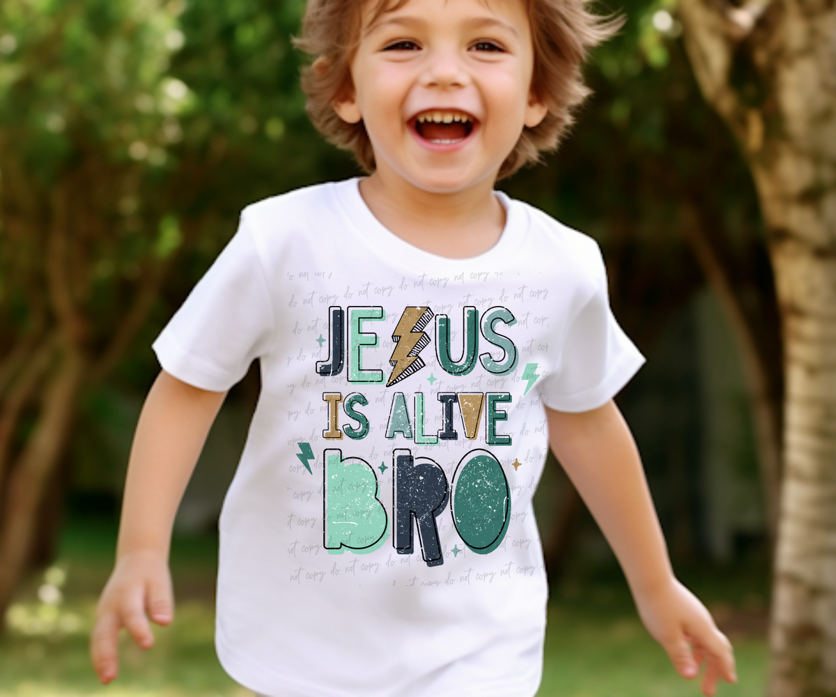 Jesus is alive bro boy 28767 DTF Transfer