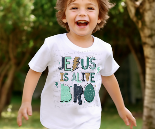 Jesus is alive bro boy 28767 DTF Transfer