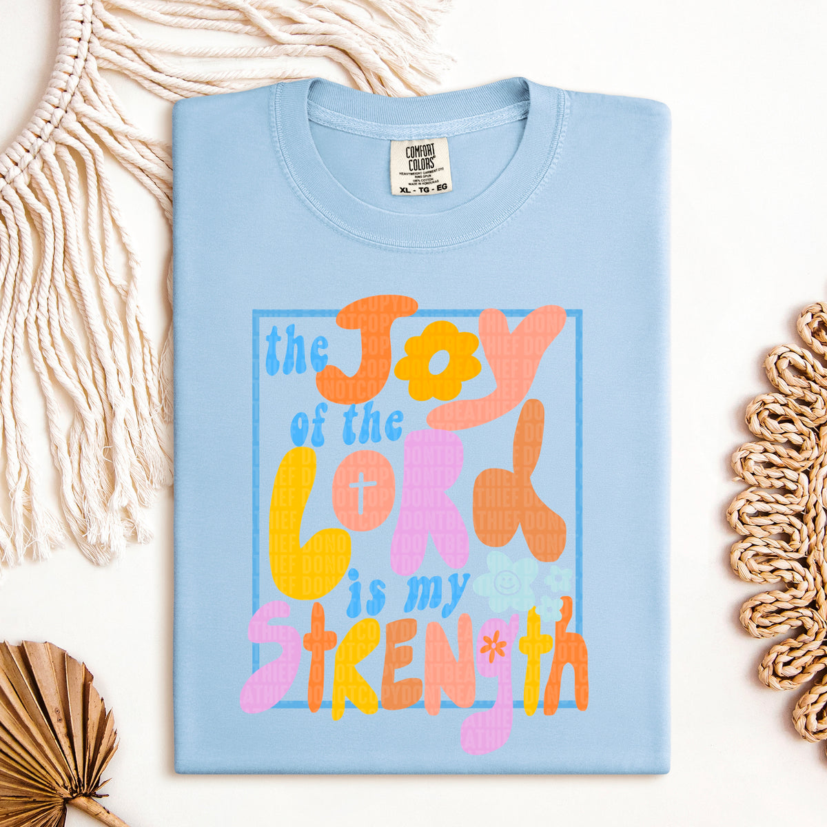 The joy of my lord is my strength 103820 DTF transfer