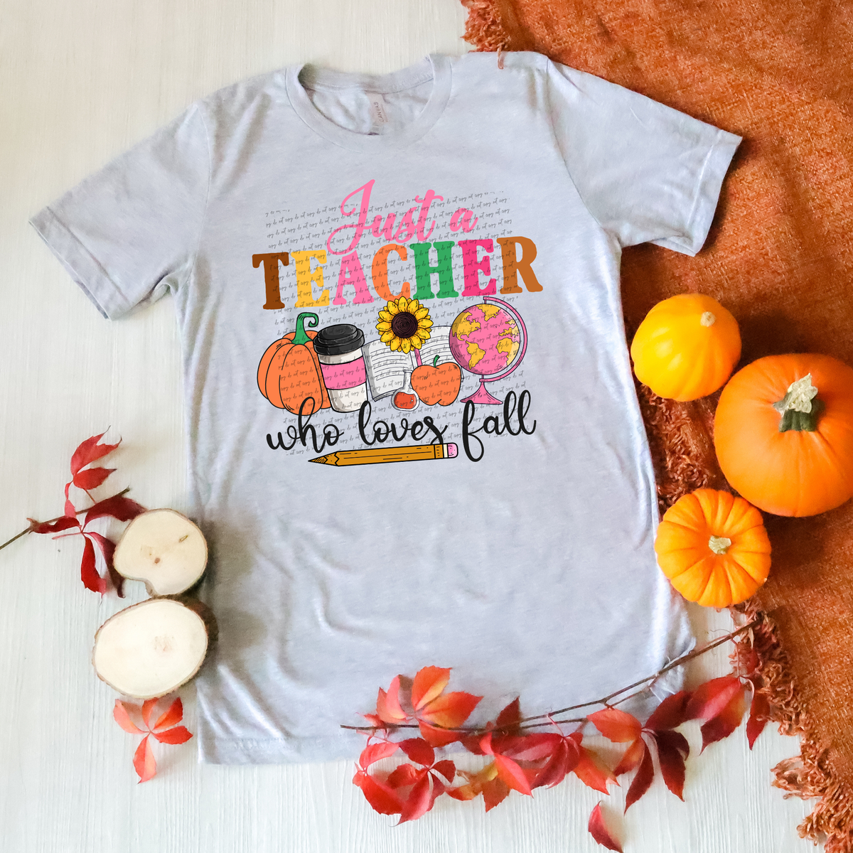 Just A Teacher Who Loves Fall 42366 DTF transfer