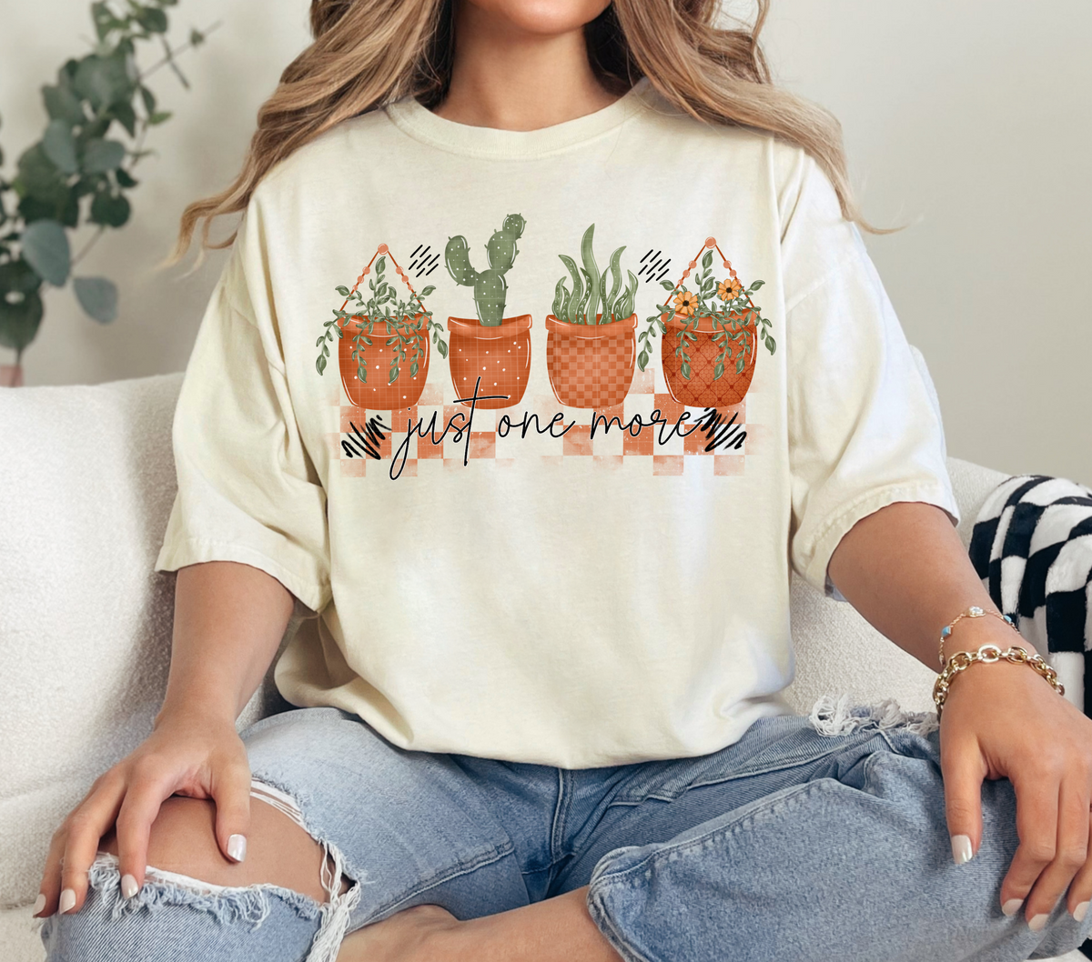 Just one more plant (Linda) DTF Transfer