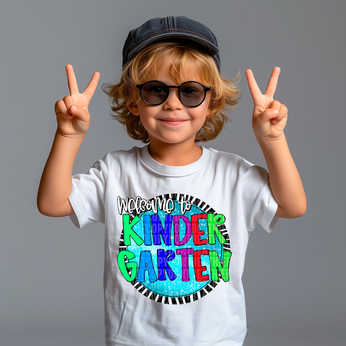 Welcome To Kindergarten - Boy 104550 DTF transfer