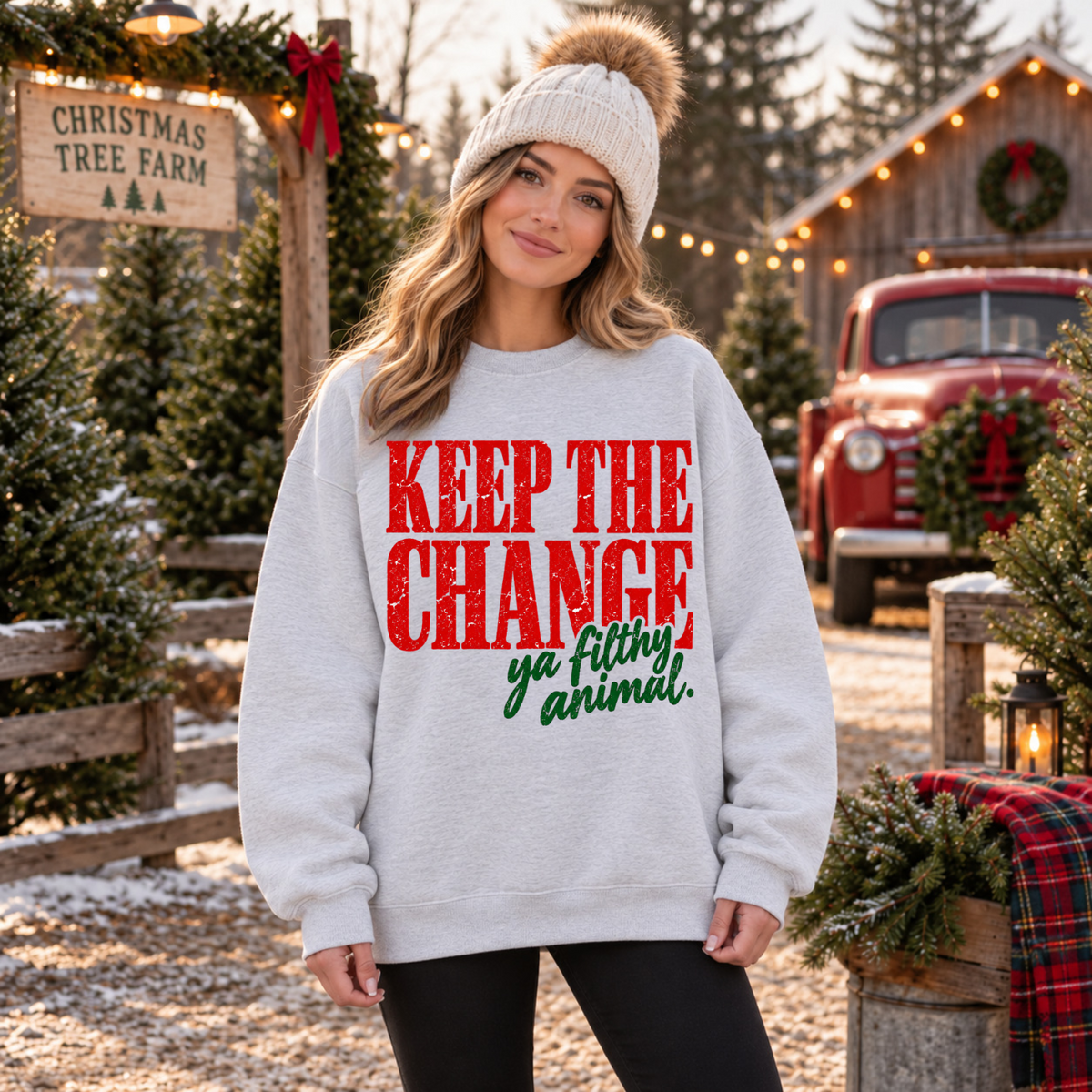 Keep the change (Parker) DTF Transfer