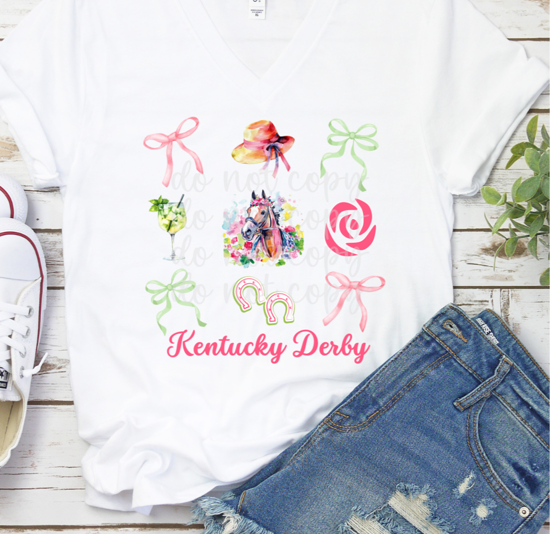 Kentucky Derby Collage (PARKER) 101799 DTF transfer