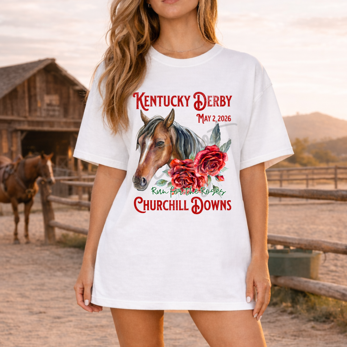 Kentucky derby roses (Parker) DTF Transfer