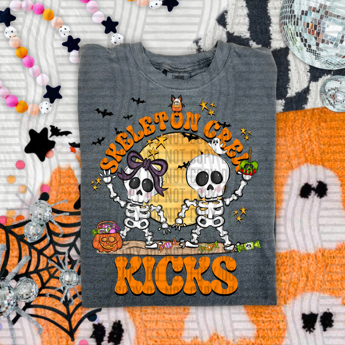 Kicks skeleton crew (Caplinger) DTF transfer