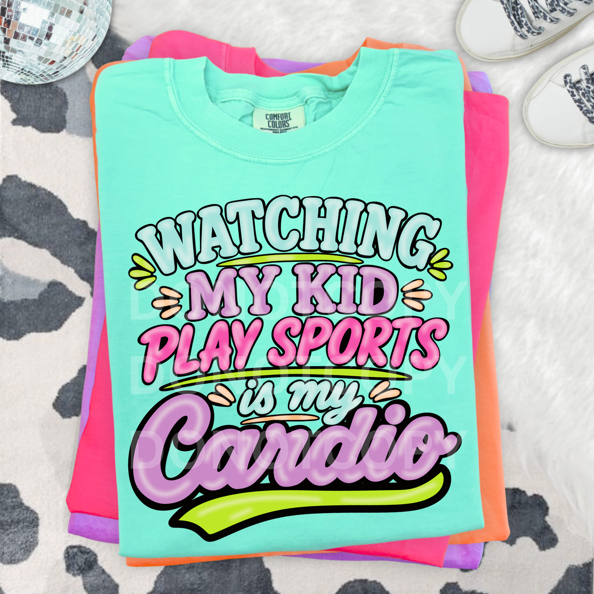 Watching my kids play sports is my cardio (CSG) DTF Transfer