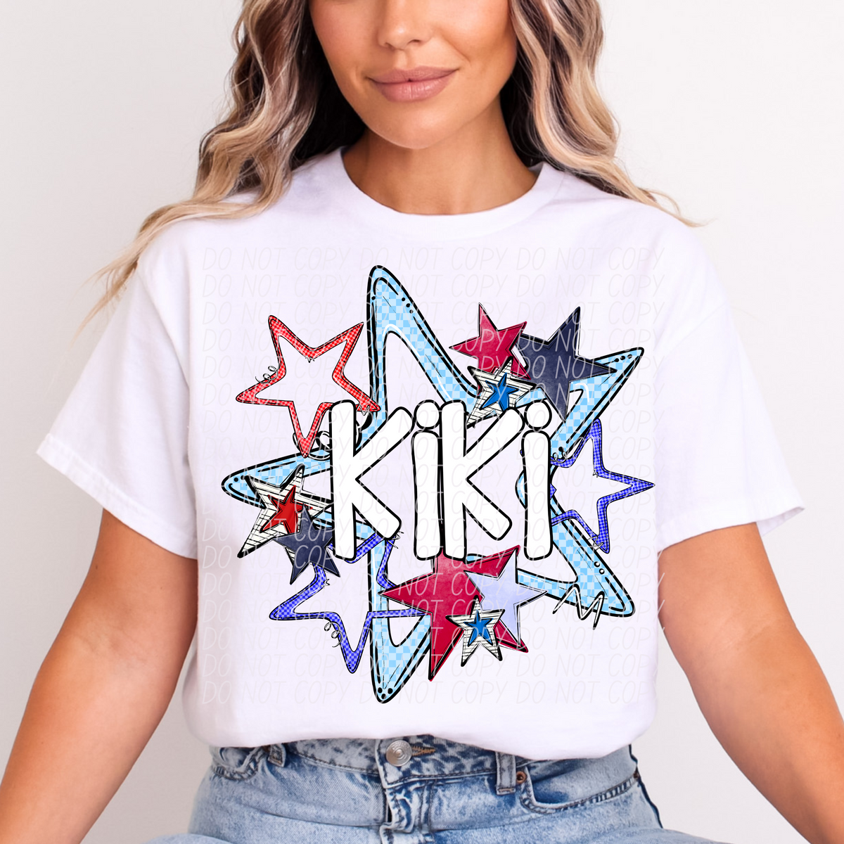 KIKI fourth of July stars (CITY) DTF transfer