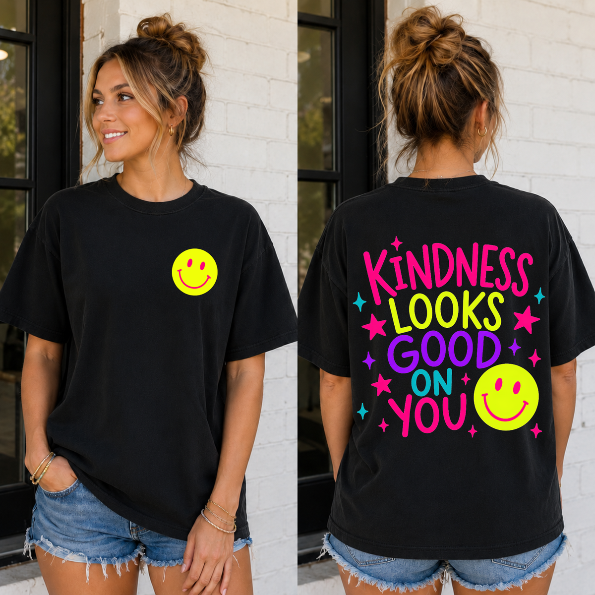 Kindness looks good on you BACK ONLY (Parker) DTF Transfer